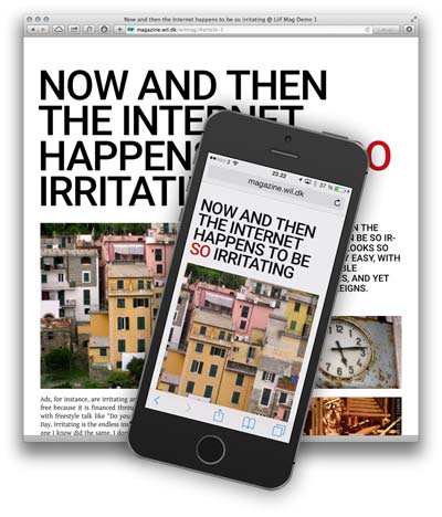 Digital magazine: Liif