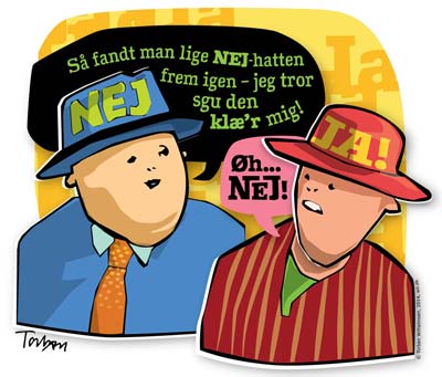 Illustration: Saying no hat modern again